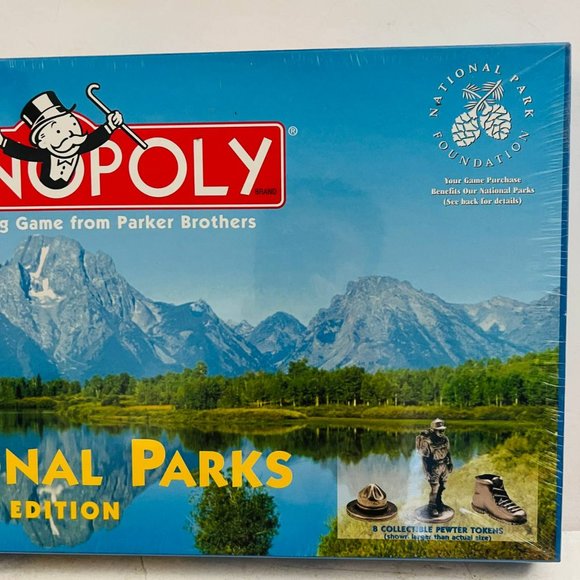 Vintage Monopoly National Parks Edition Hasbro 1998 Board Game New Sealed - Picture 3 of 7